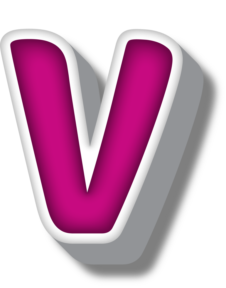 Cartoon Happy Alphabet Letter and Number png
