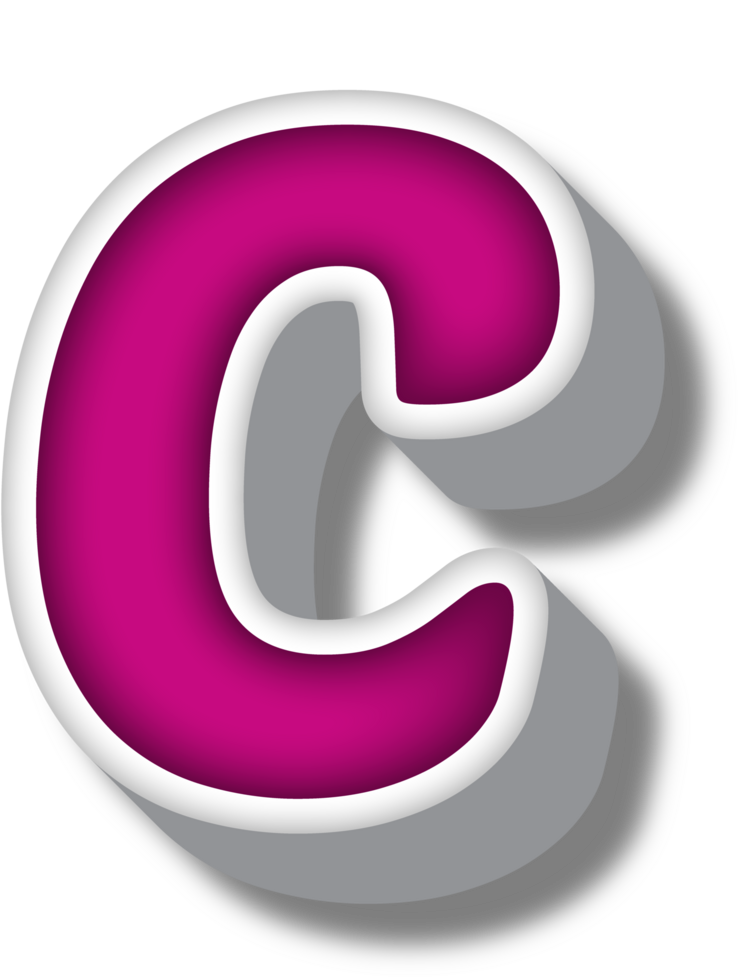 Cartoon Happy Alphabet Letter and Number png