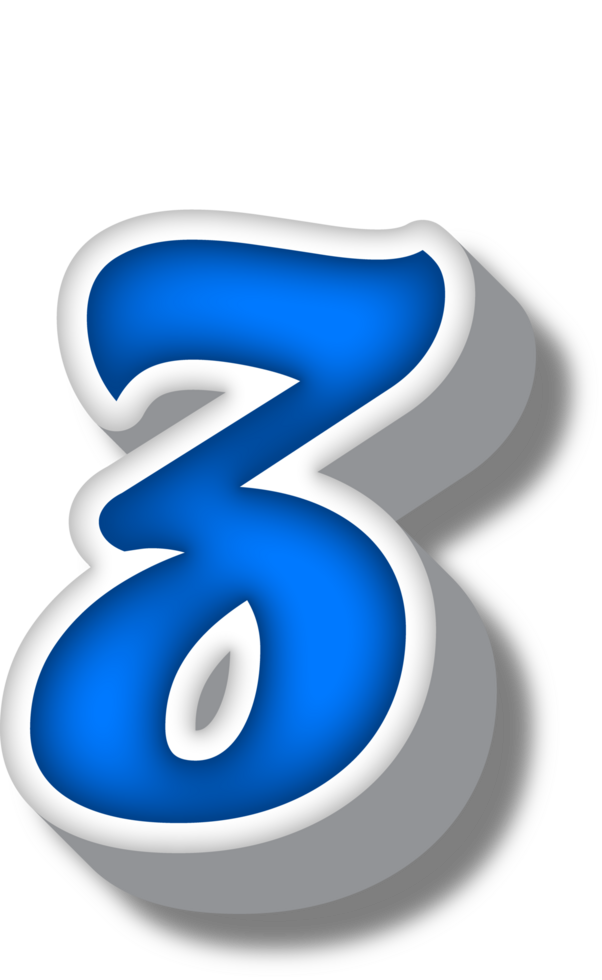 Cartoon Happy Alphabet Letter and Number png