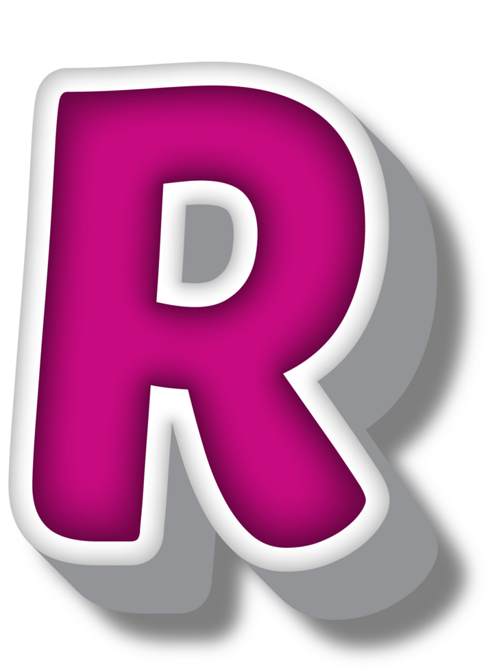 Cartoon Happy Alphabet Letter and Number png