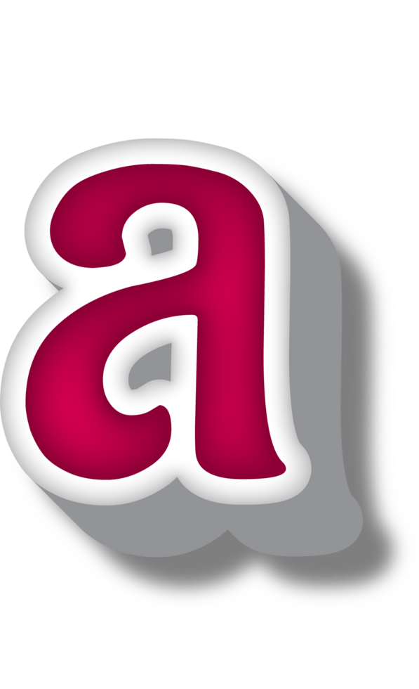 Cartoon Happy Alphabet Letter and Number png