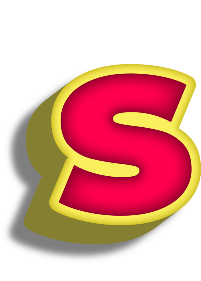 Cartoon Happy Alphabet Letter and Number png