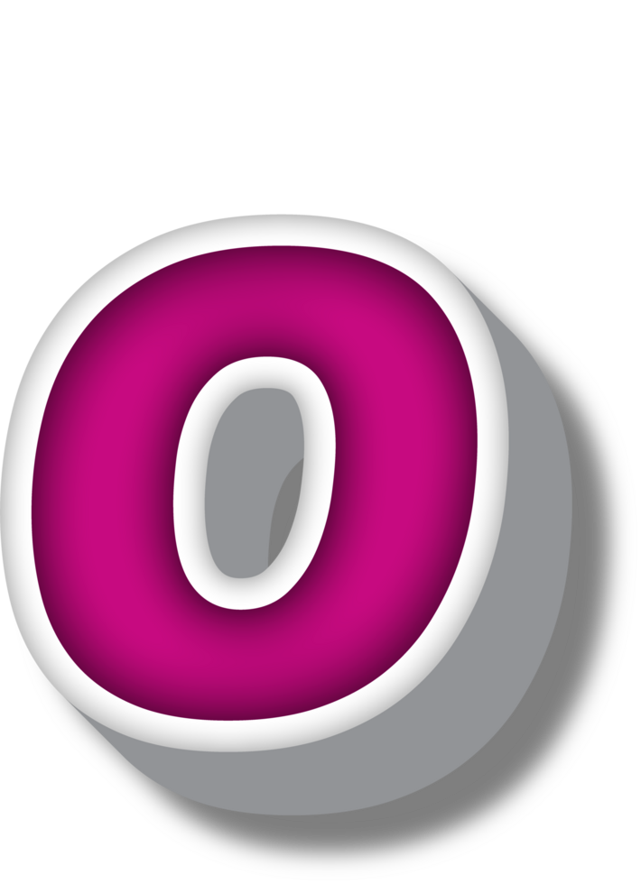 Cartoon Happy Alphabet Letter and Number png