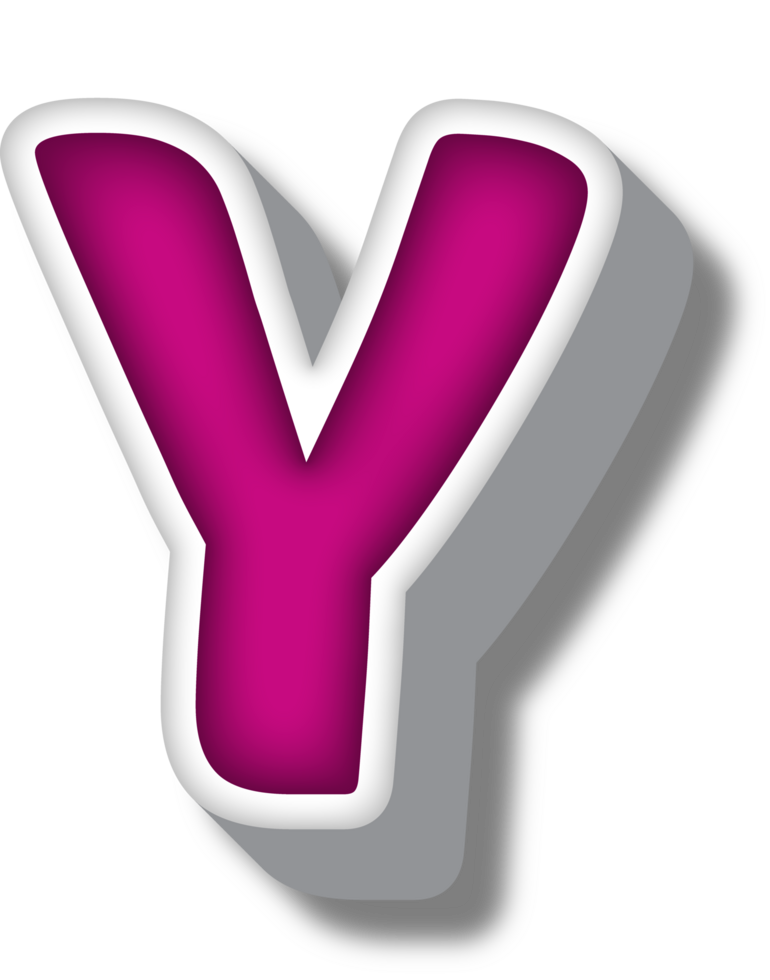 Cartoon Happy Alphabet Letter and Number png