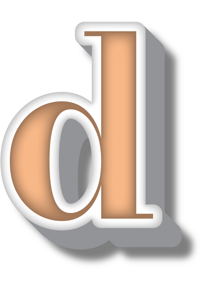 Cartoon Happy Alphabet Letter and Number png