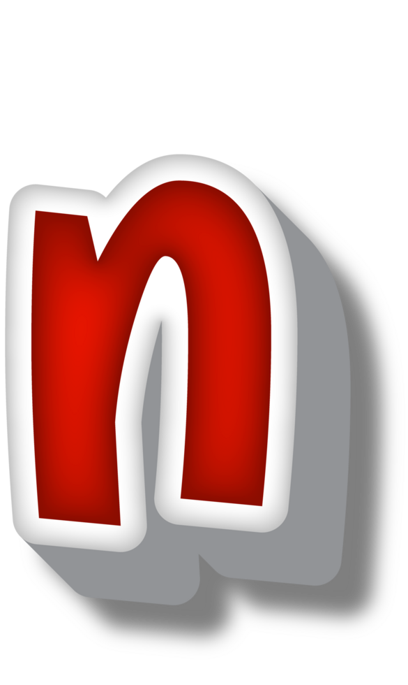 Cartoon Happy Alphabet Letter and Number png