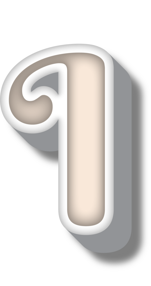 Cartoon Happy Alphabet Letter and Number png
