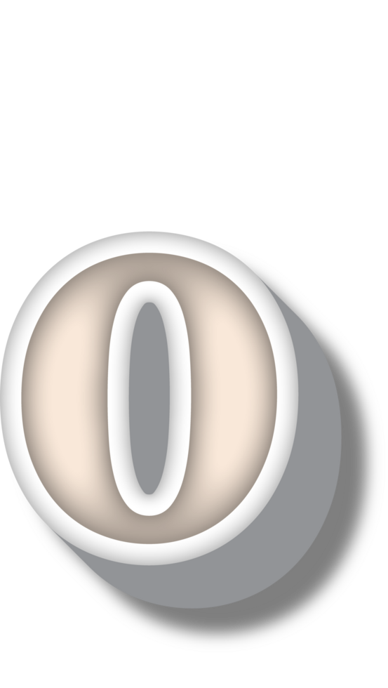 Cartoon Happy Alphabet Letter and Number png