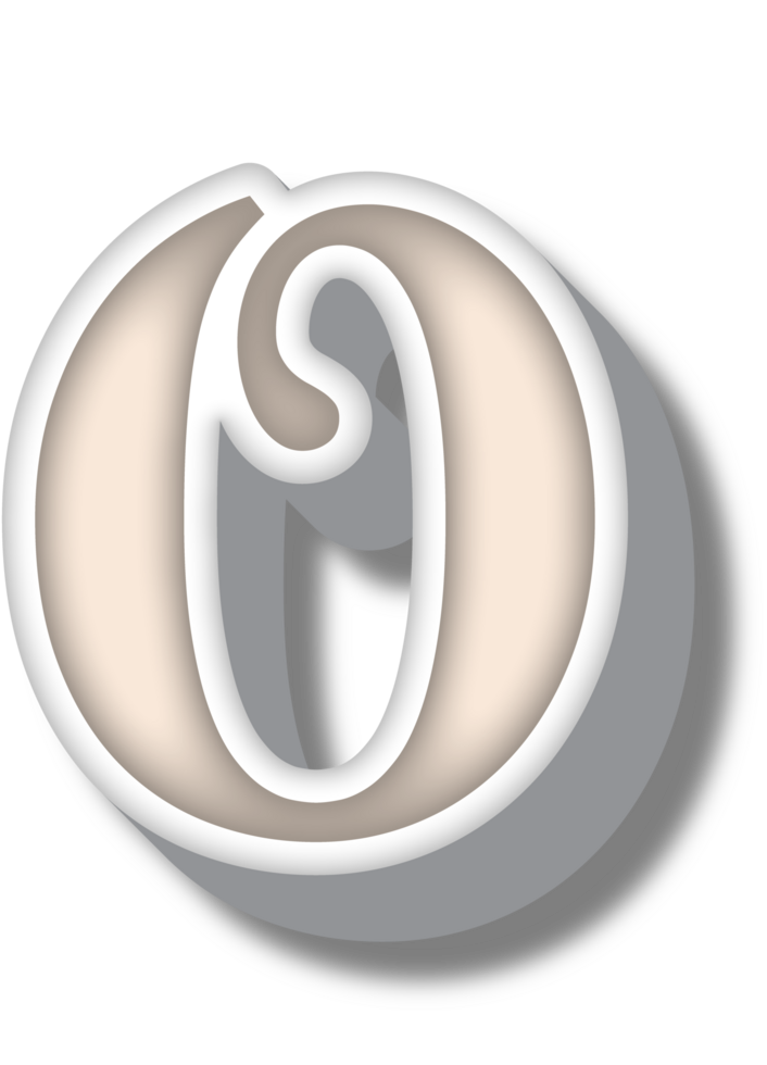 Cartoon Happy Alphabet Letter and Number png