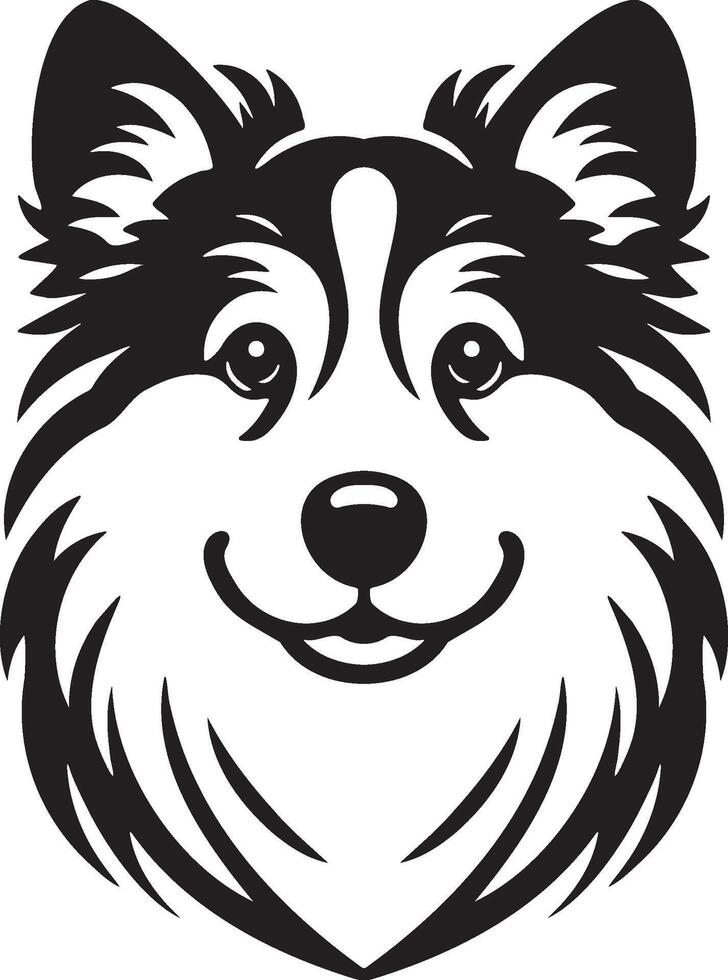 Welsh Corgi Dog Illustration. vector