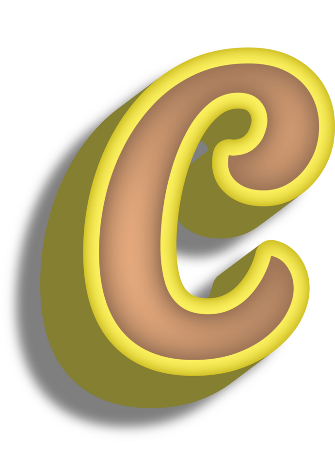 Cartoon Happy Alphabet Letter and Number png