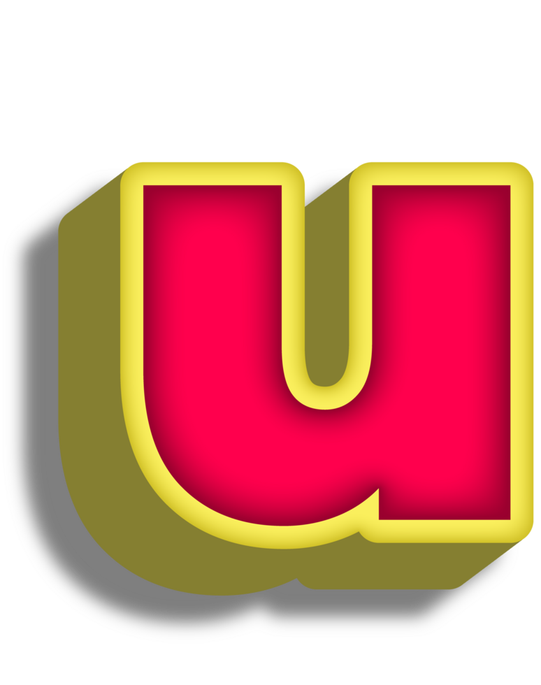 Cartoon Happy Alphabet Letter and Number png