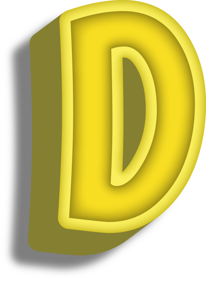 Cartoon Happy Alphabet Letter and Number png