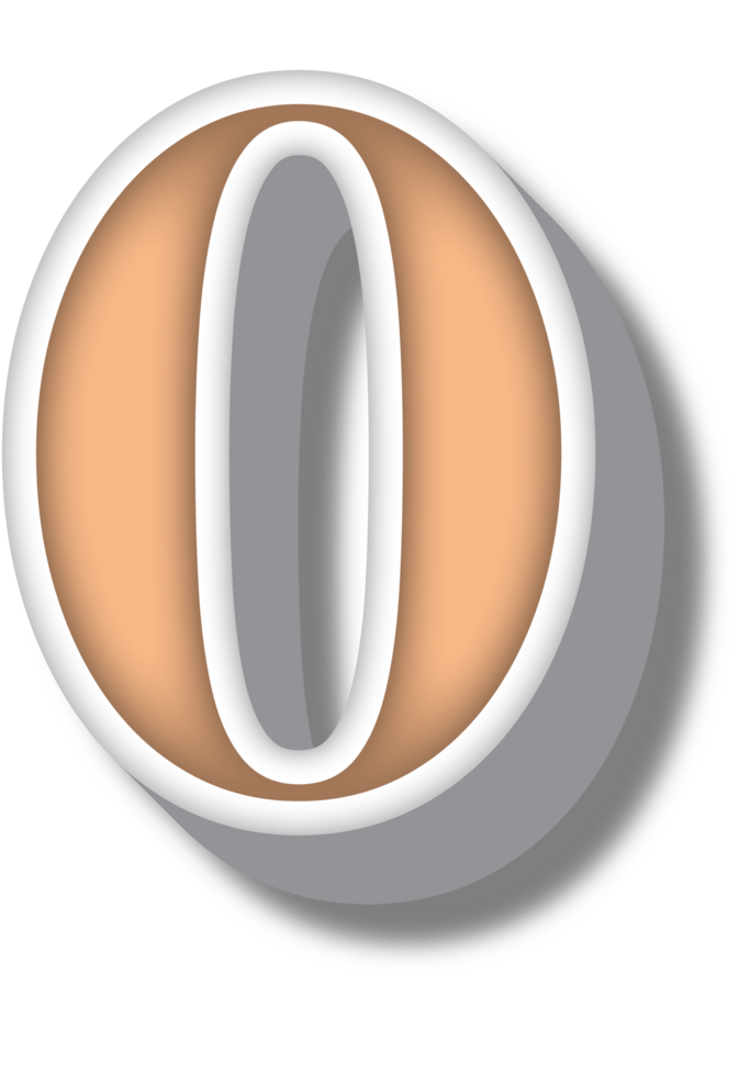 Cartoon Happy Alphabet Letter and Number png