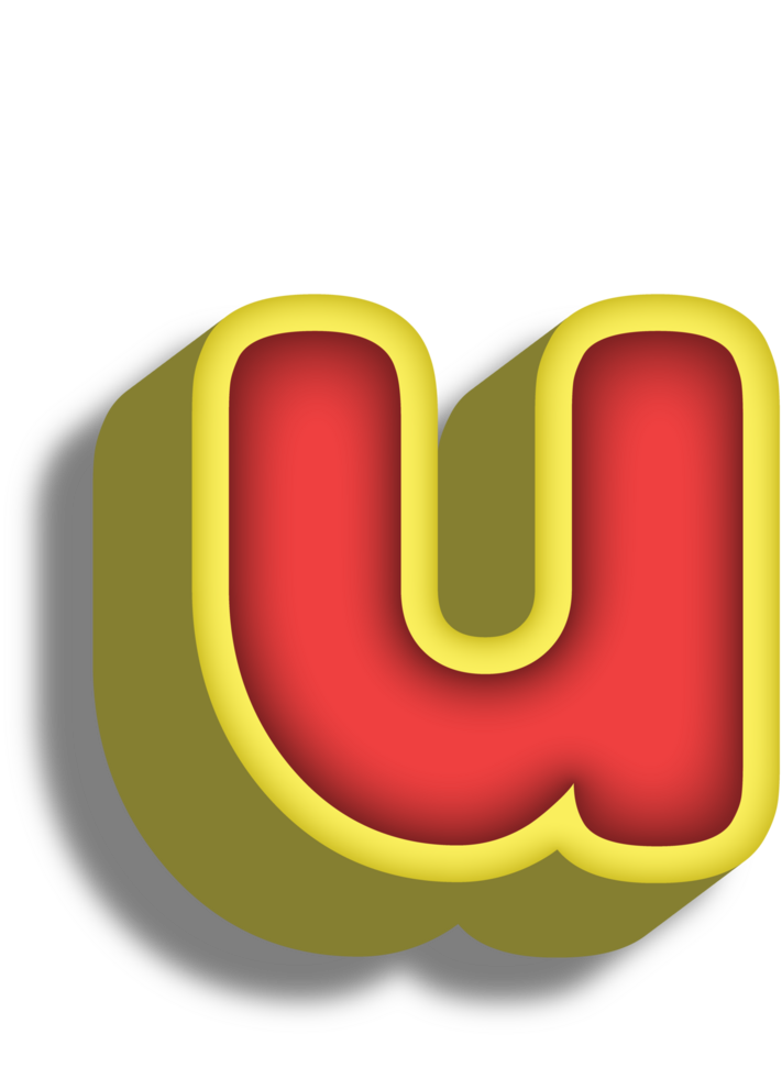 Cartoon Happy Alphabet Letter and Number png