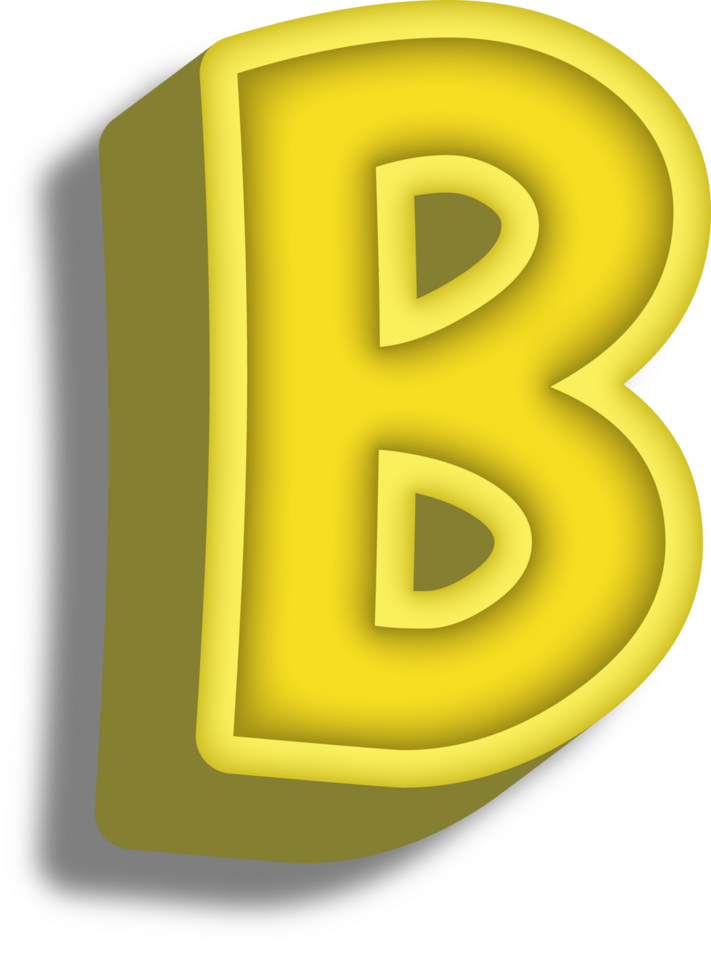 Cartoon Happy Alphabet Letter and Number png