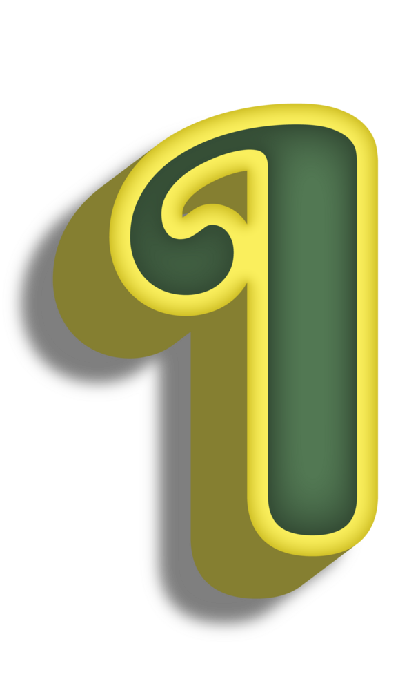 Cartoon Happy Alphabet Letter and Number png