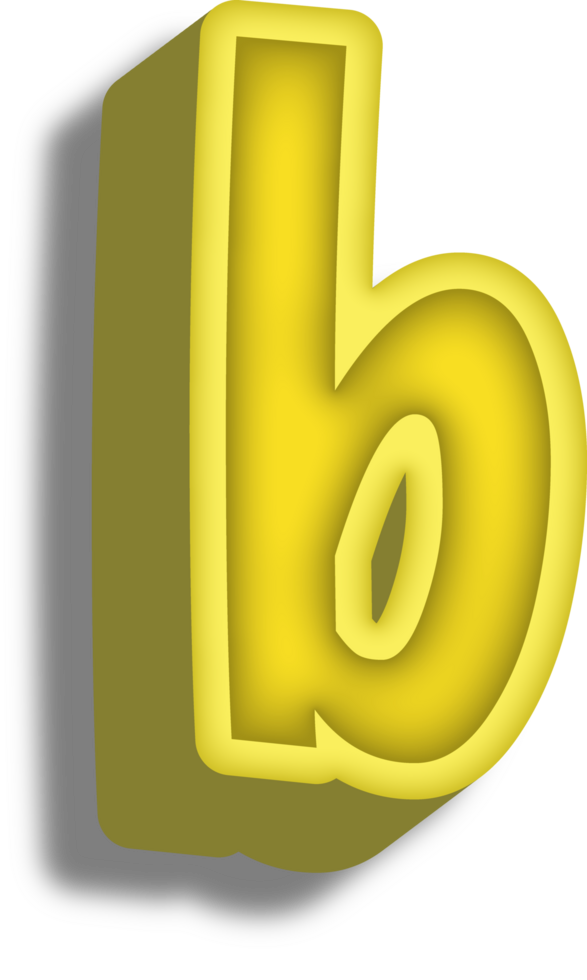 Cartoon Happy Alphabet Letter and Number png