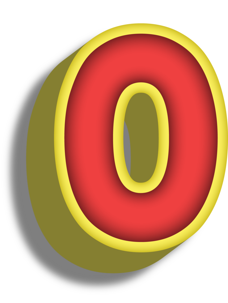 Cartoon Happy Alphabet Letter and Number png