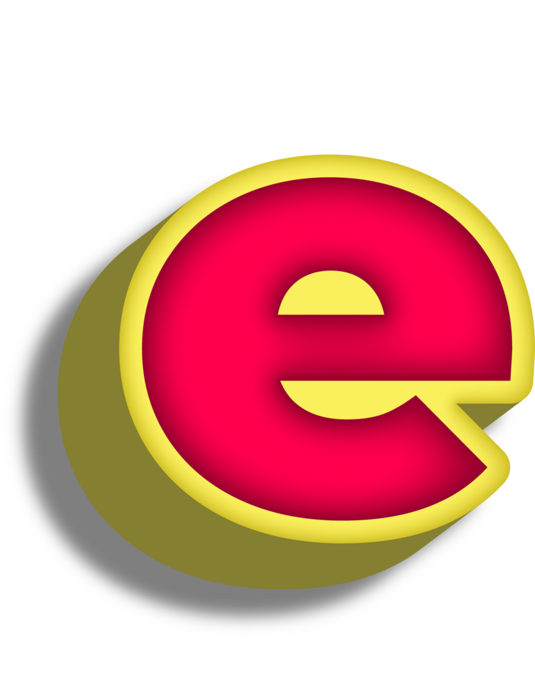 Cartoon Happy Alphabet Letter and Number png