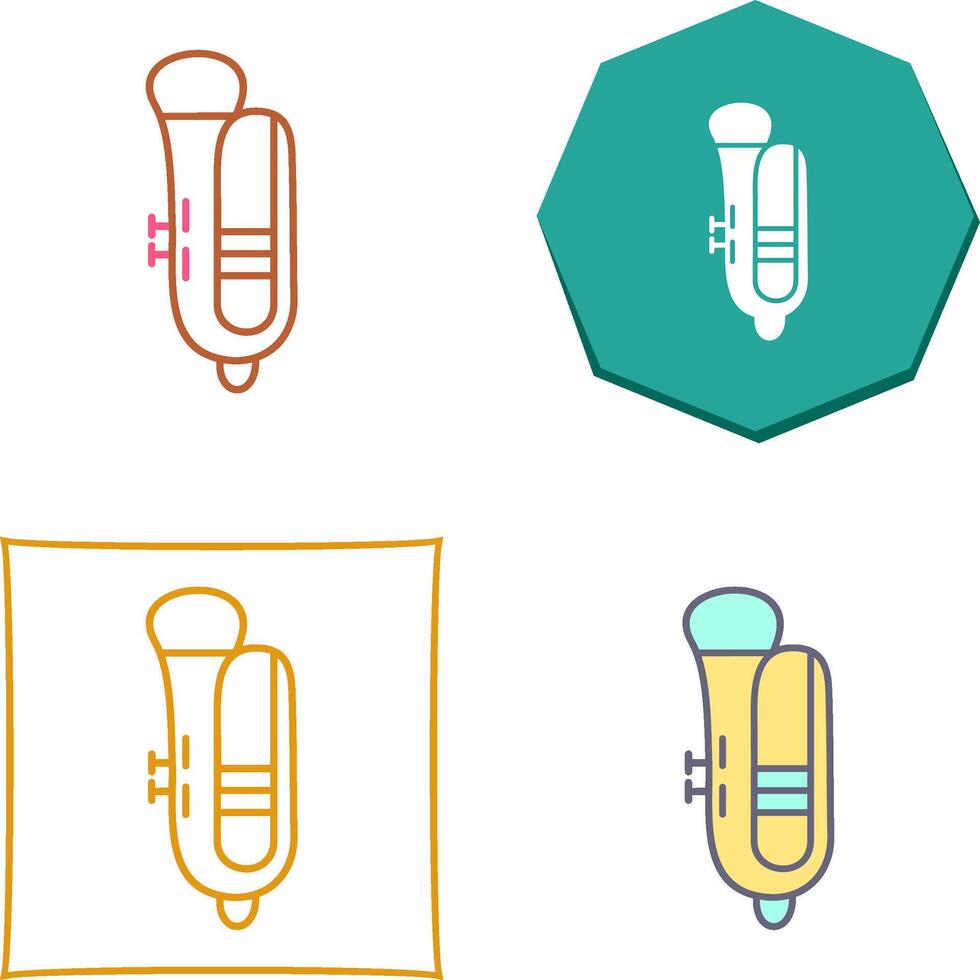 Tuba Icon Design vector