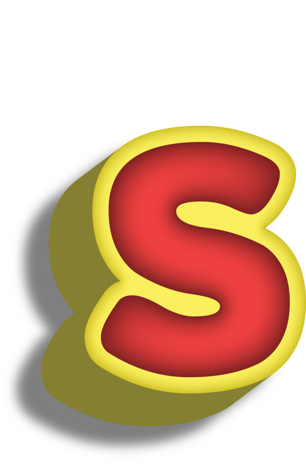 Cartoon Happy Alphabet Letter and Number png