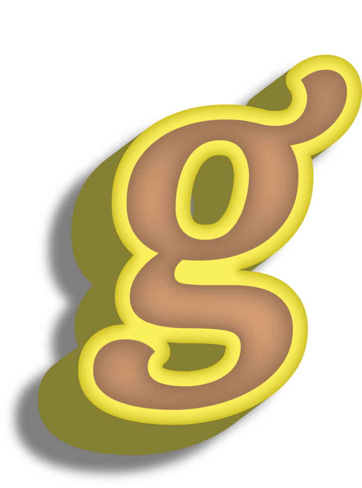 Cartoon Happy Alphabet Letter and Number png