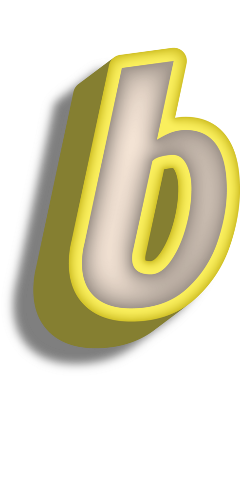 Cartoon Happy Alphabet Letter and Number png
