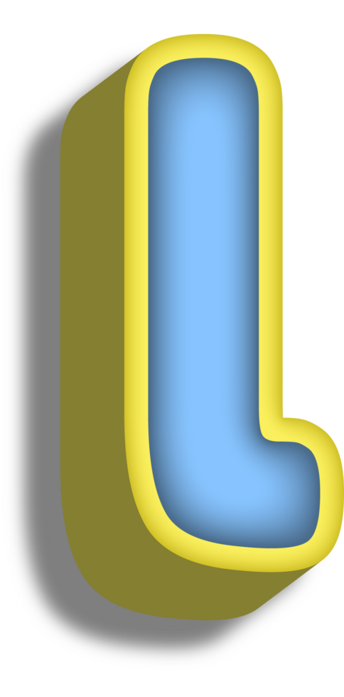 Cartoon Happy Alphabet Letter and Number png
