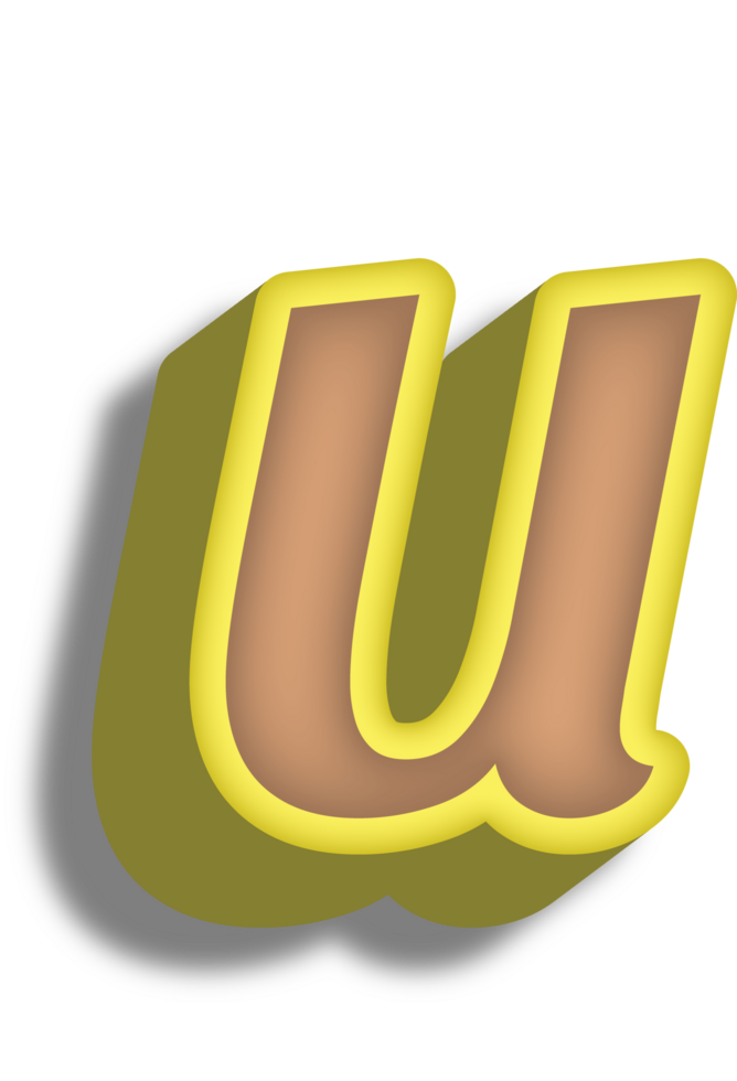 Cartoon Happy Alphabet Letter and Number png