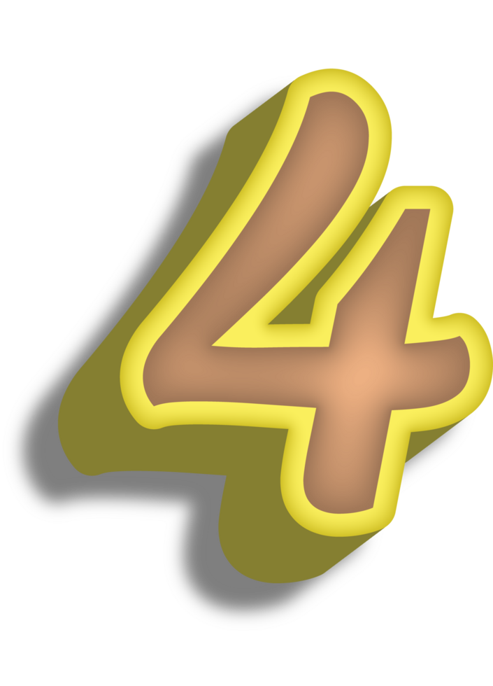 Cartoon Happy Alphabet Letter and Number png