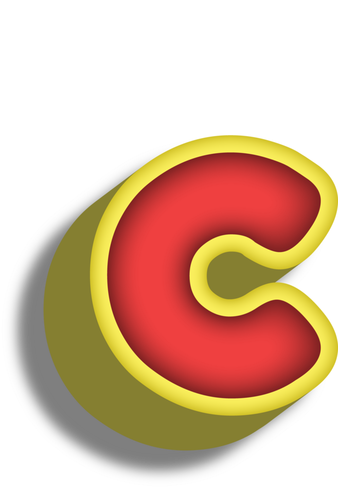 Cartoon Happy Alphabet Letter and Number png