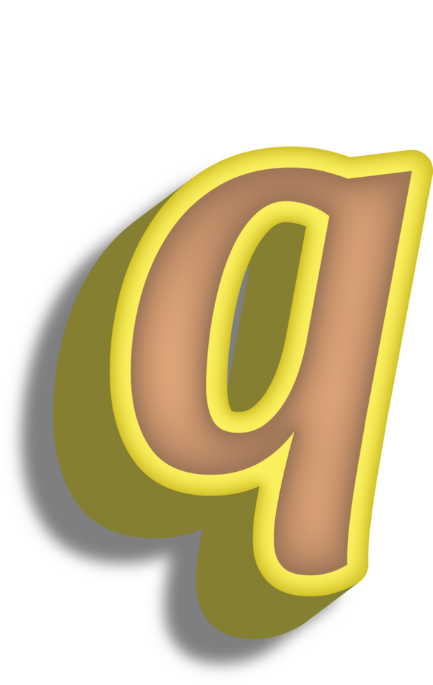 Cartoon Happy Alphabet Letter and Number png