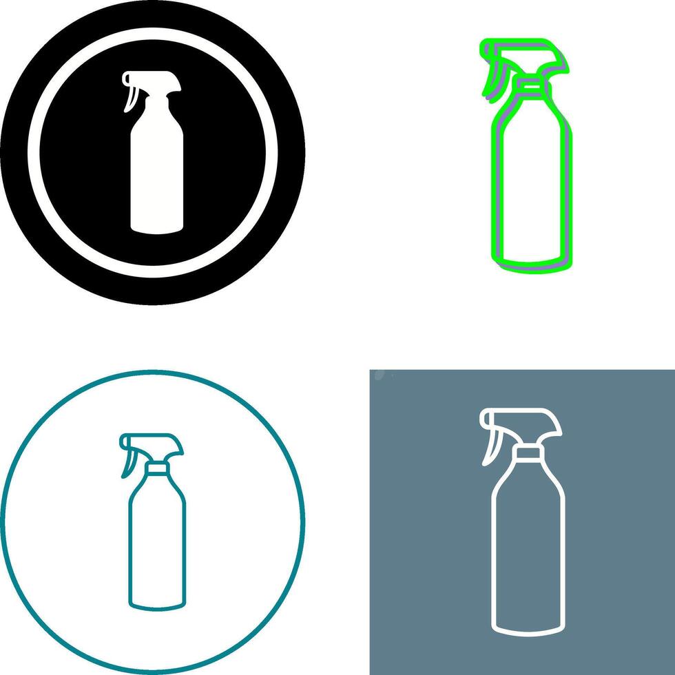 Spray bottle Icon Design vector