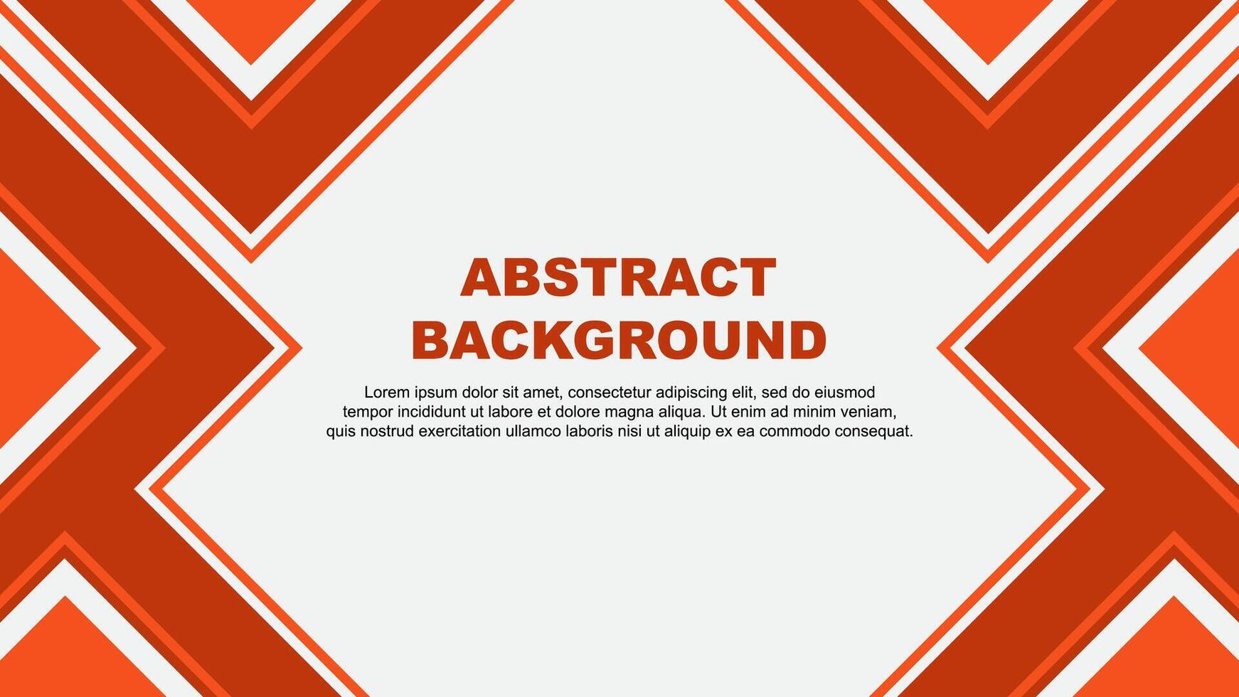 Abstract Deep Orange Background Design Template. Abstract Banner Wallpaper Illustration. Deep Orange vector
