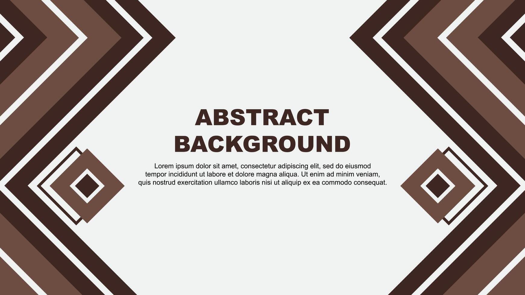 Abstract Brown Background Design Template. Abstract Banner Wallpaper Illustration. Brown Design vector