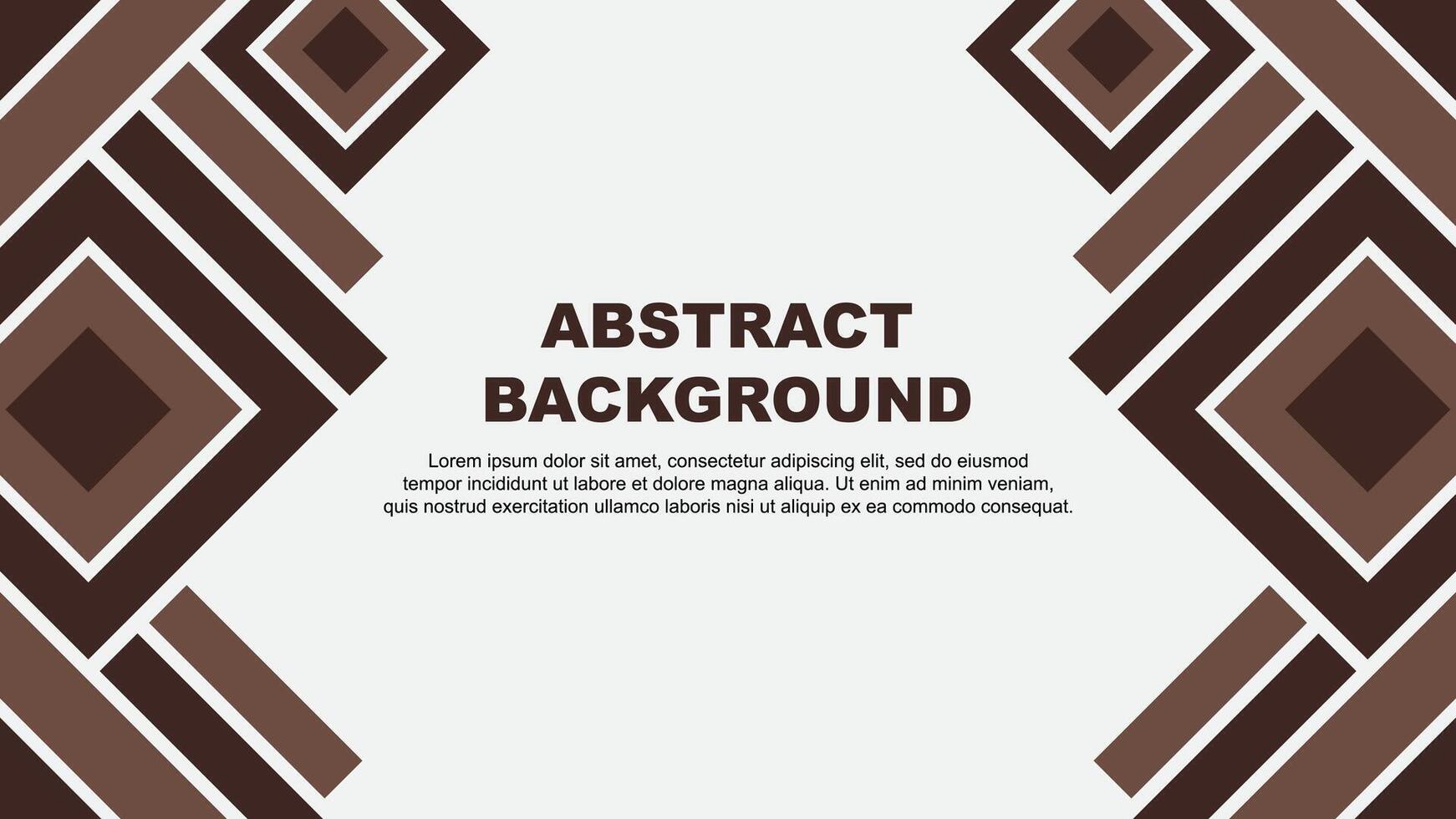 Abstract Brown Background Design Template. Abstract Banner Wallpaper Illustration. Brown vector