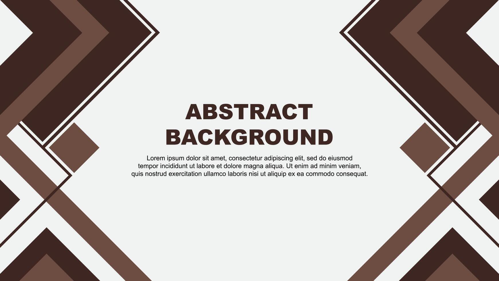 Abstract Brown Background Design Template. Abstract Banner Wallpaper Illustration. Brown Banner vector