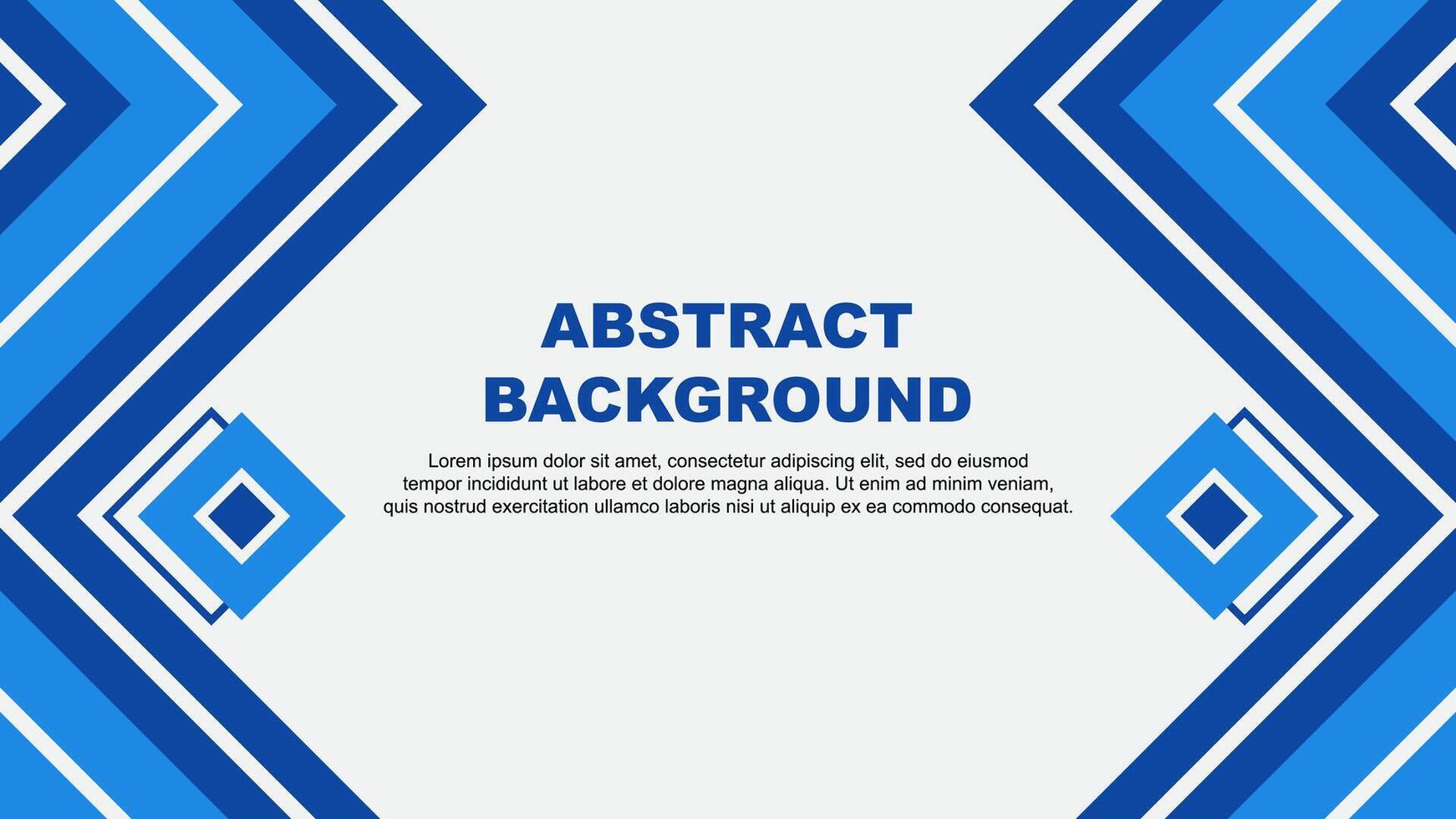 Abstract Blue Background Design Template. Abstract Banner Wallpaper Illustration. Blue Design vector