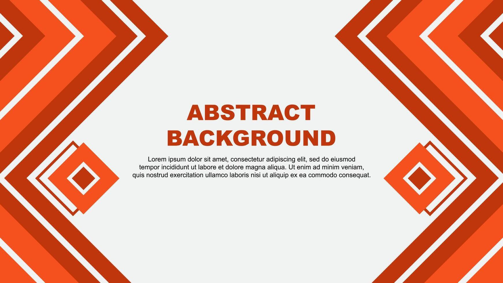 Abstract Deep Orange Background Design Template. Abstract Banner Wallpaper Illustration. Deep Orange Design vector