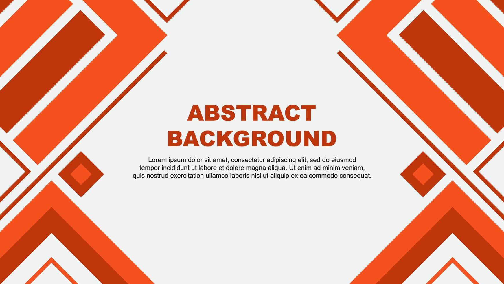 Abstract Deep Orange Background Design Template. Abstract Banner Wallpaper Illustration. Deep Orange Flag vector
