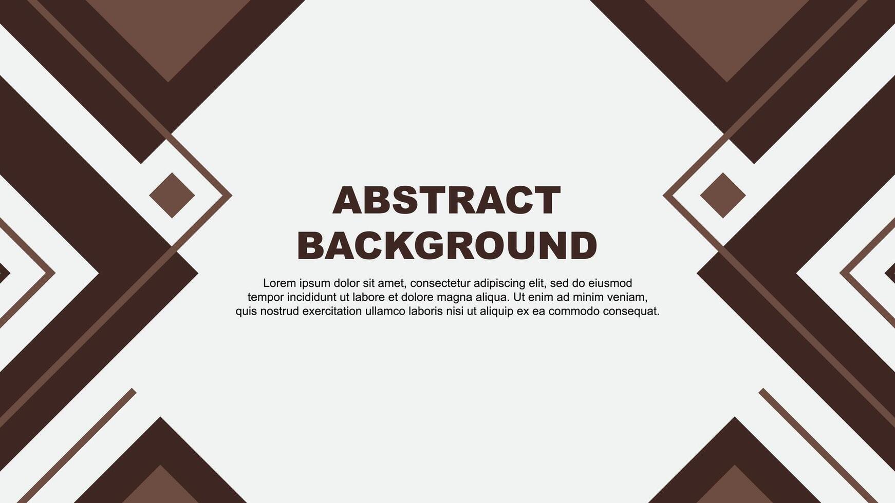 Abstract Brown Background Design Template. Abstract Banner Wallpaper Illustration. Brown Illustration vector