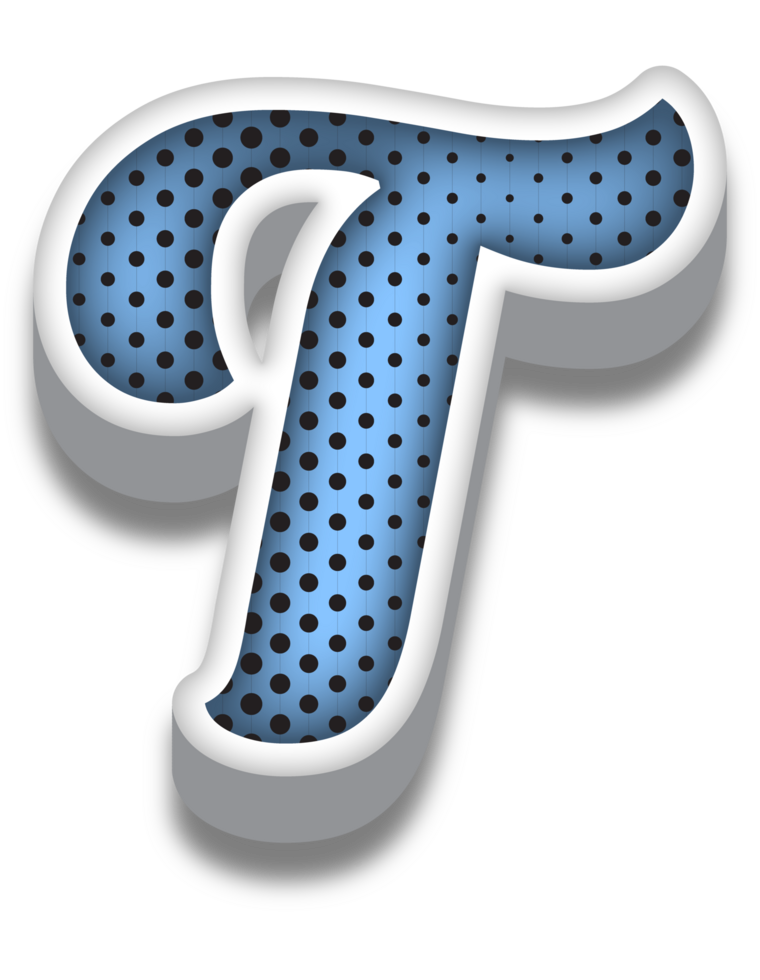 3D Cartoon Alphabet Letter and Number png