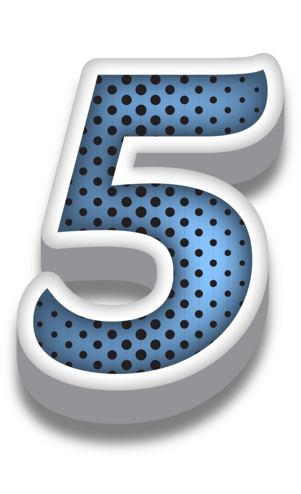 3D Cartoon Alphabet Letter and Number png