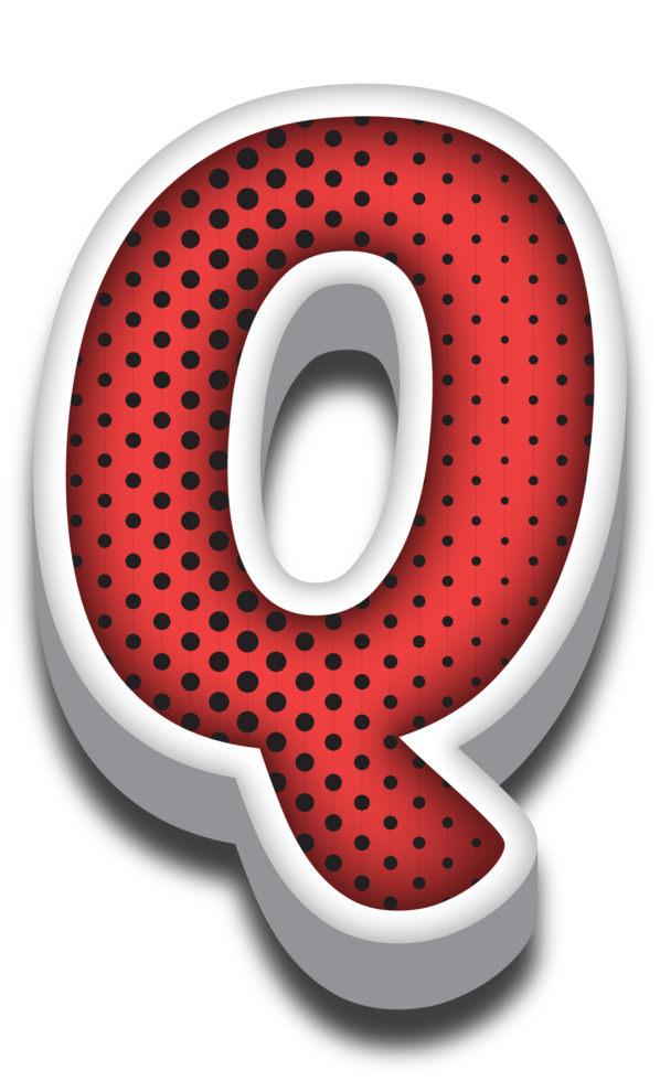3D Cartoon Alphabet Letter and Number png