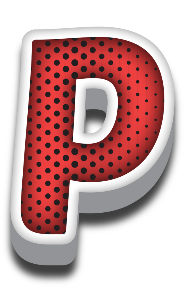 3D Cartoon Alphabet Letter and Number png