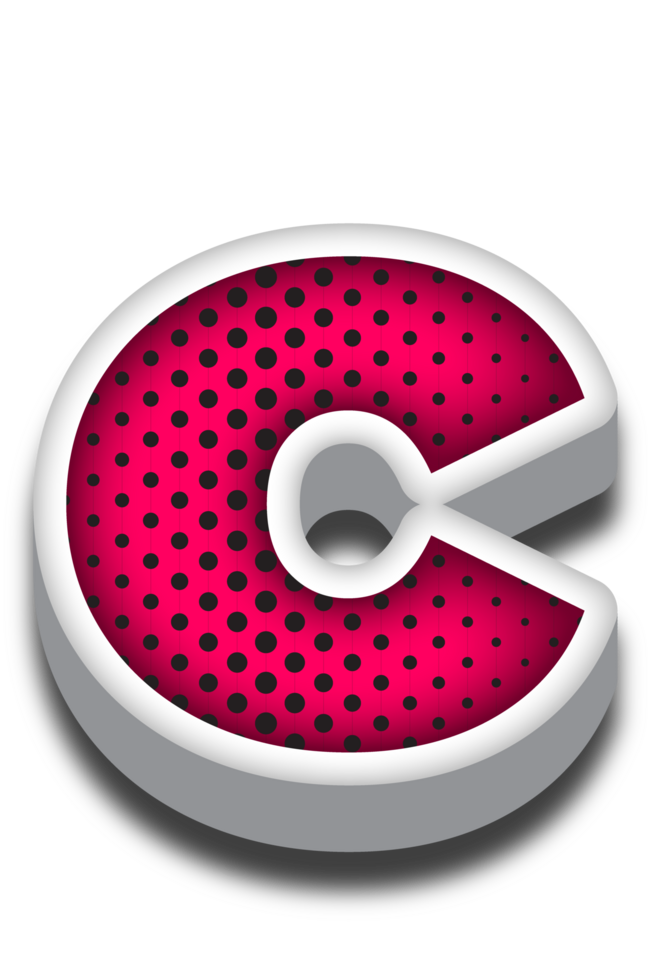 3D Cartoon Alphabet Letter and Number png