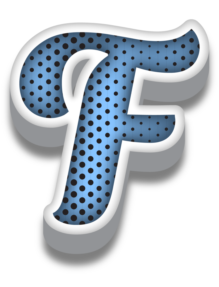 3D Cartoon Alphabet Letter and Number png