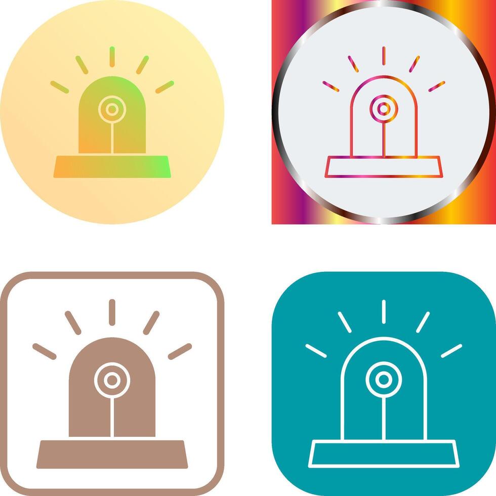 Unique Siren Icon Design vector