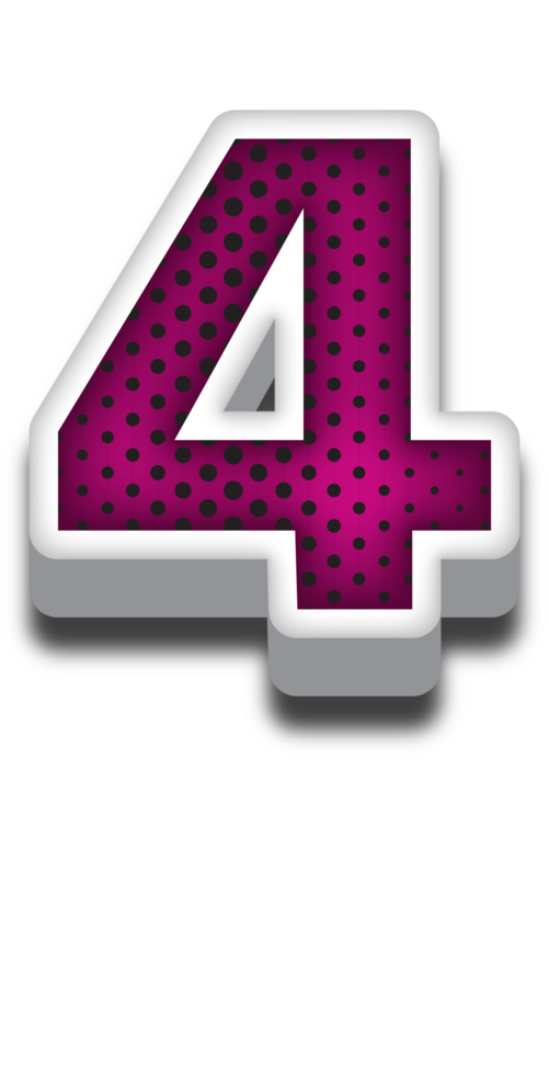 3D Cartoon Alphabet Letter and Number png
